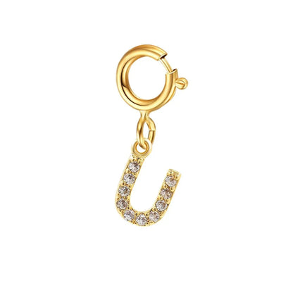 Dainty Cuban Figaro Chain Letter Initial Bracelet