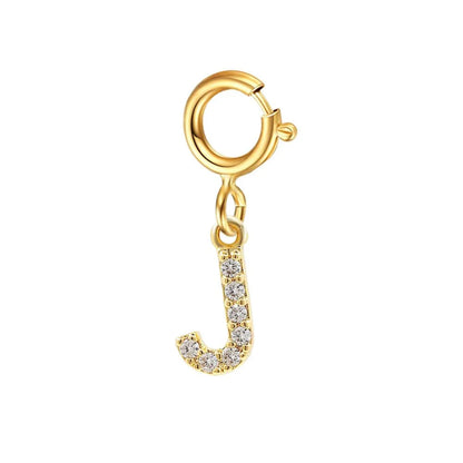 Dainty Cuban Figaro Chain Letter Initial Bracelet