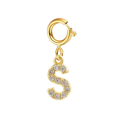 Dainty Cuban Figaro Chain Letter Initial Bracelet