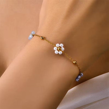 Dainty Daisy Necklace & Bracelets