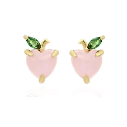 Dainty Fruit Hoop & Stud Earrings