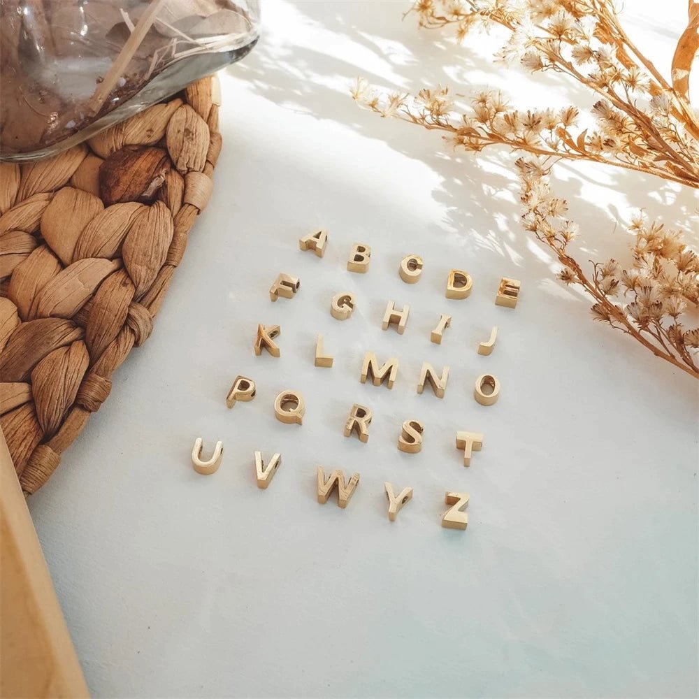 Dainty Heart Accented Letter Initial Necklace