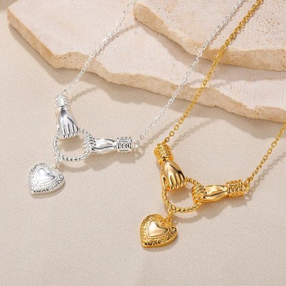 Dainty Holding Onto Love Necklace