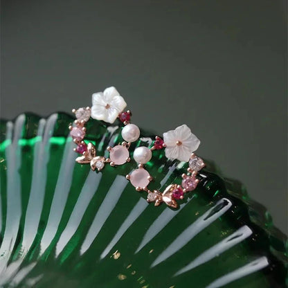 Dainty Pink Boutique Earrings