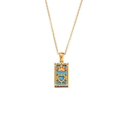 Dainty Tarot Charm Necklaces