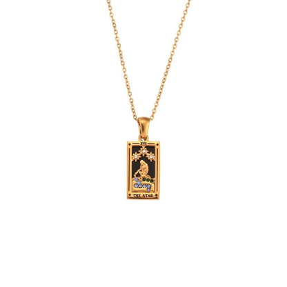 Dainty Tarot Charm Necklaces