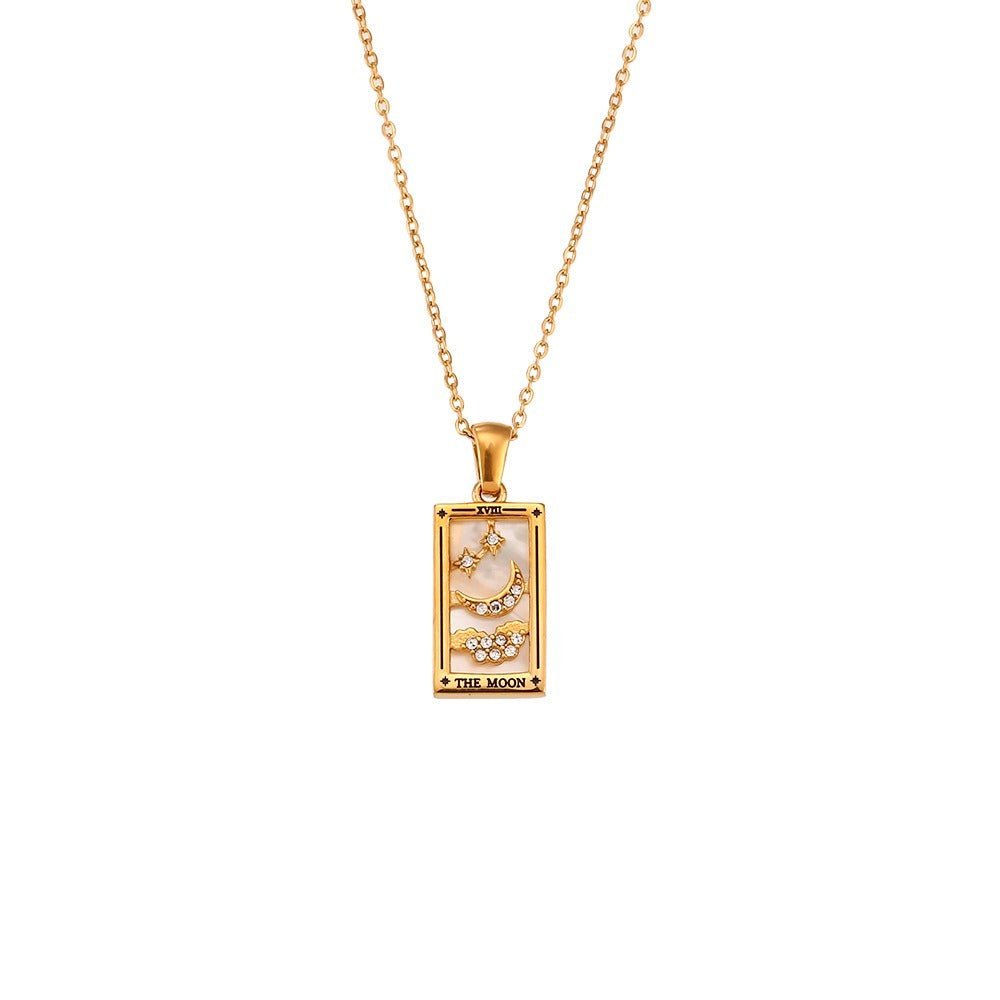 Dainty Tarot Charm Necklaces