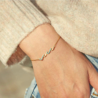 Dainty Wave Bracelet