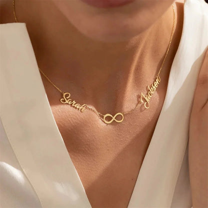 Eternal Love Infinity Name Necklace