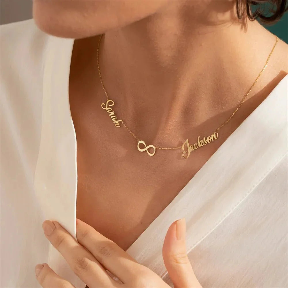 Eternal Love Infinity Name Necklace