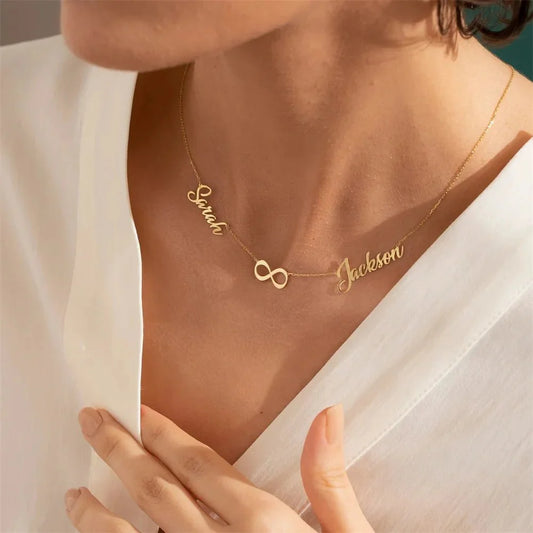 Eternal Love Infinity Name Necklace