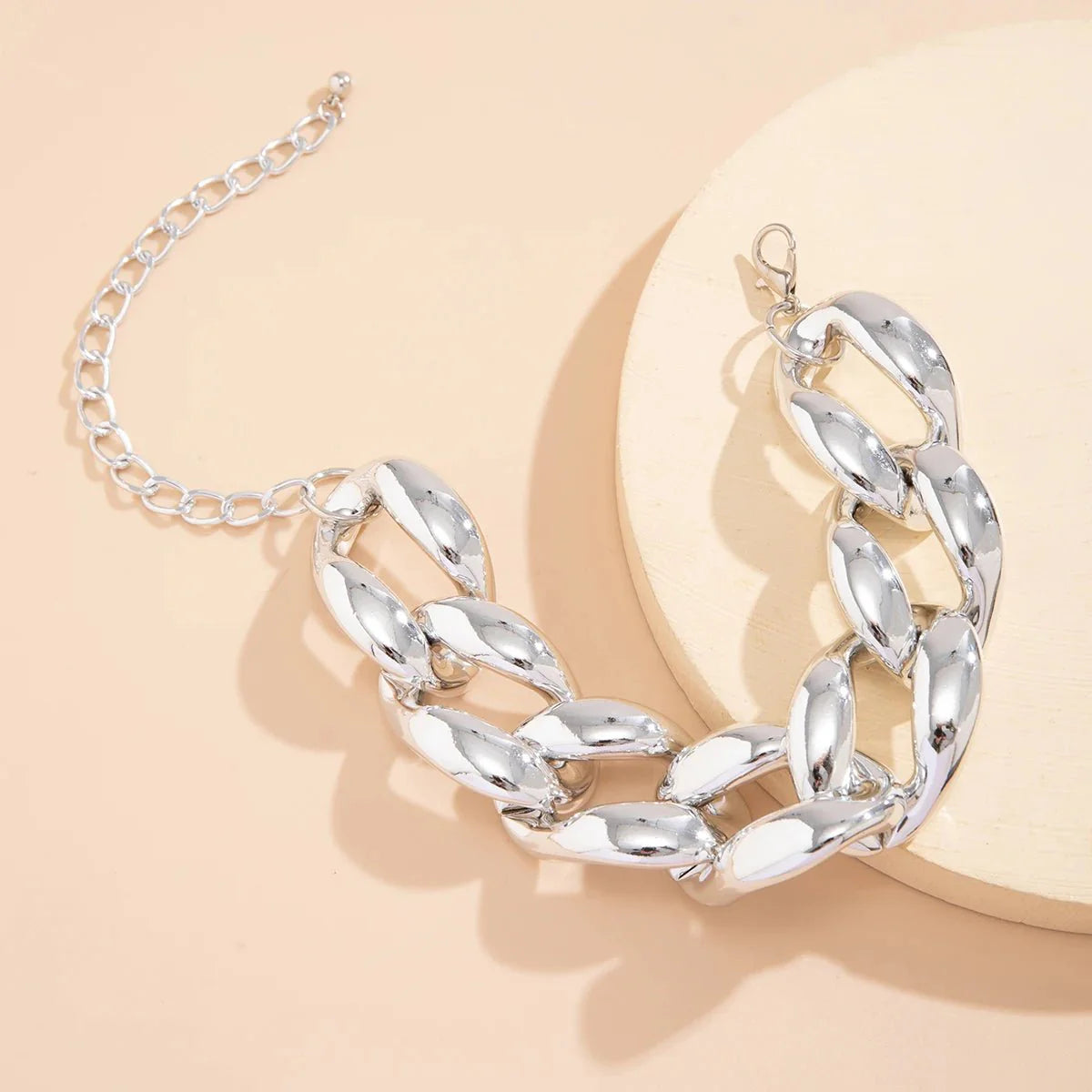 Exaggerated Chunky Cuban Link Choker Necklace