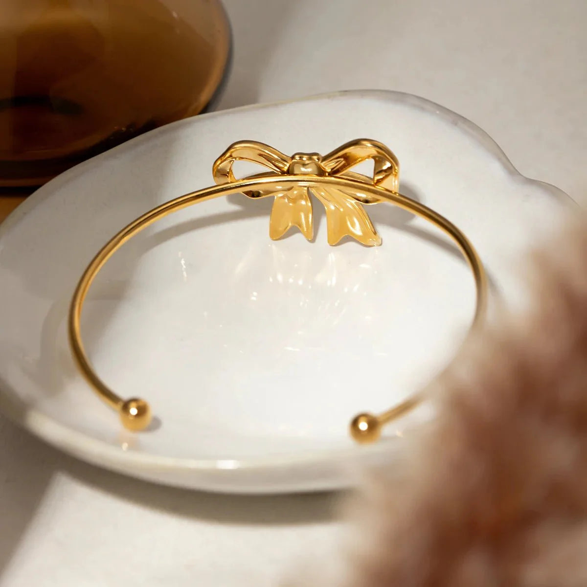 Feminine Bow Cuff Bracelets