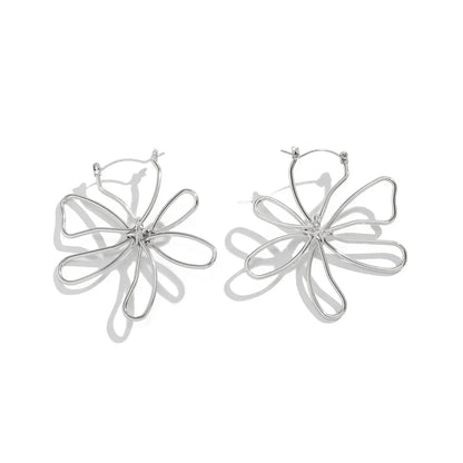 Floral Knot Outline Earrings