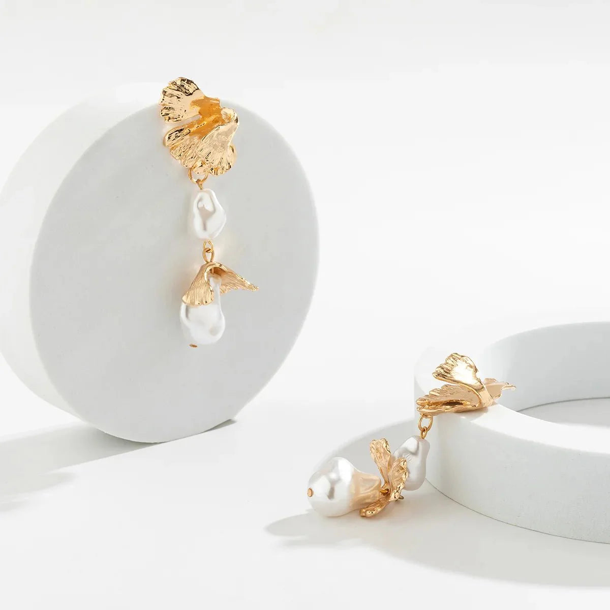 Floral Pearl Blooming Earrings