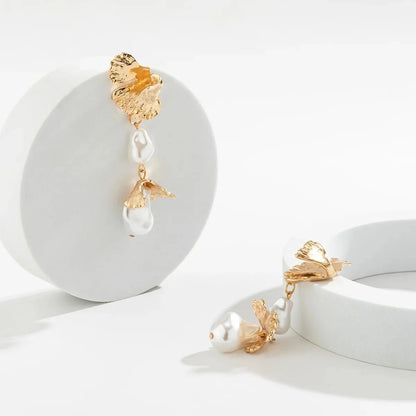 Floral Pearl Blooming Earrings