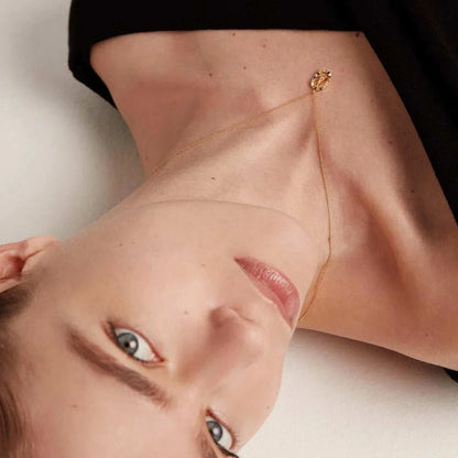 Moissanite Letter Ketting 925 Sterling Zilver