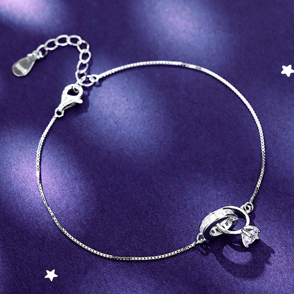 Dainty Forever Linked Diamond Bracelet