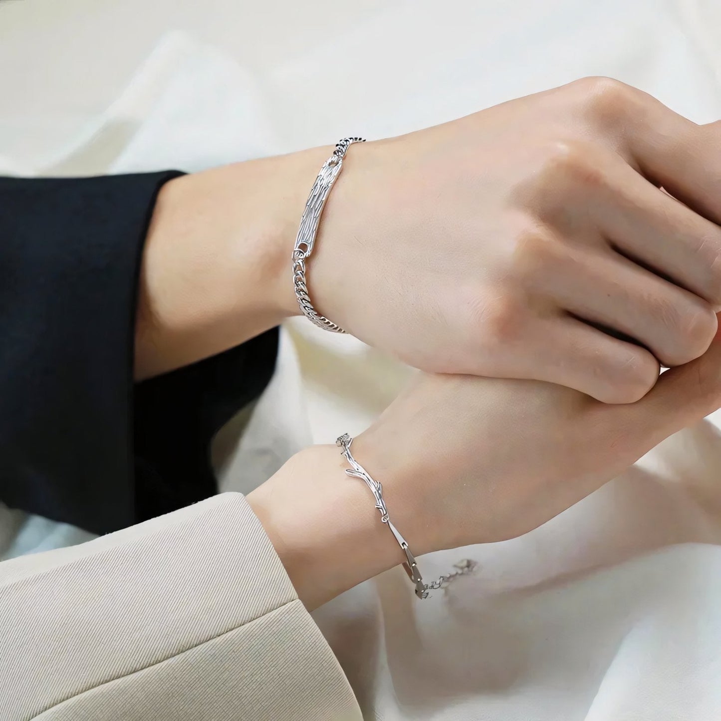 Matching Rooted Love Bracelets