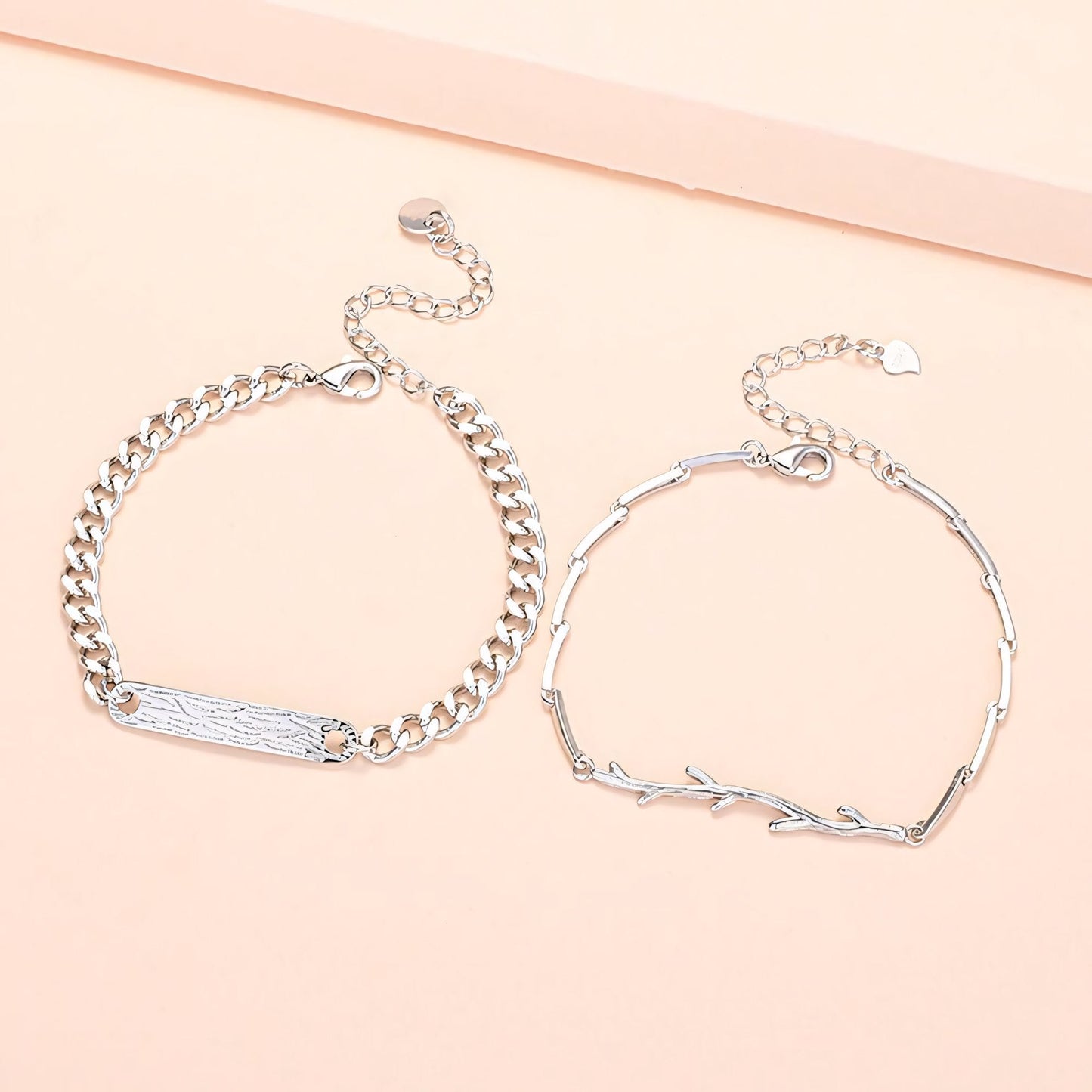 Matching Rooted Love Bracelets