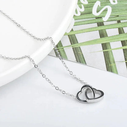 Minimal Love Lock Heart Necklace