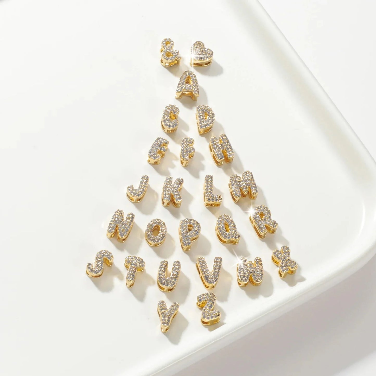 Personalized Bubble Diamond Name Layered Rope Bracelet