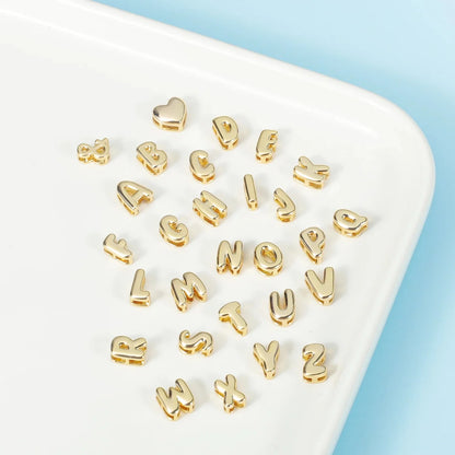 Personalized Bubble Name Layered Rope Bracelet