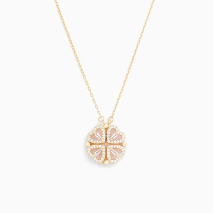 18k Dainty Eternal Clover Necklace