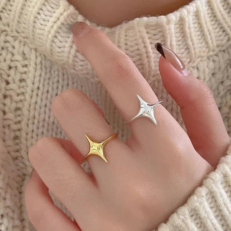 Resizable North Star Rings