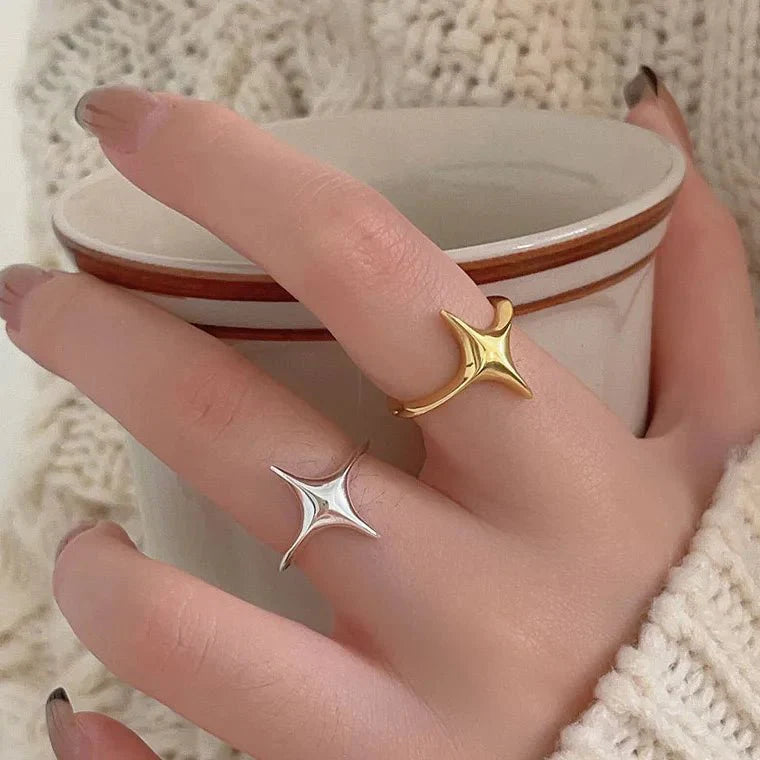 Resizable North Star Rings