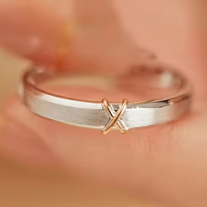 Romantic X Couples Rings