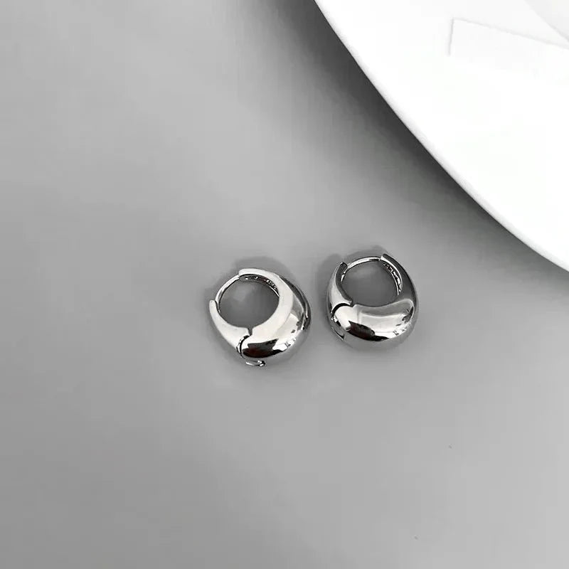 S925 Classy Hoop Dainty Earrings