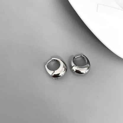 S925 Classy Hoop Dainty Earrings