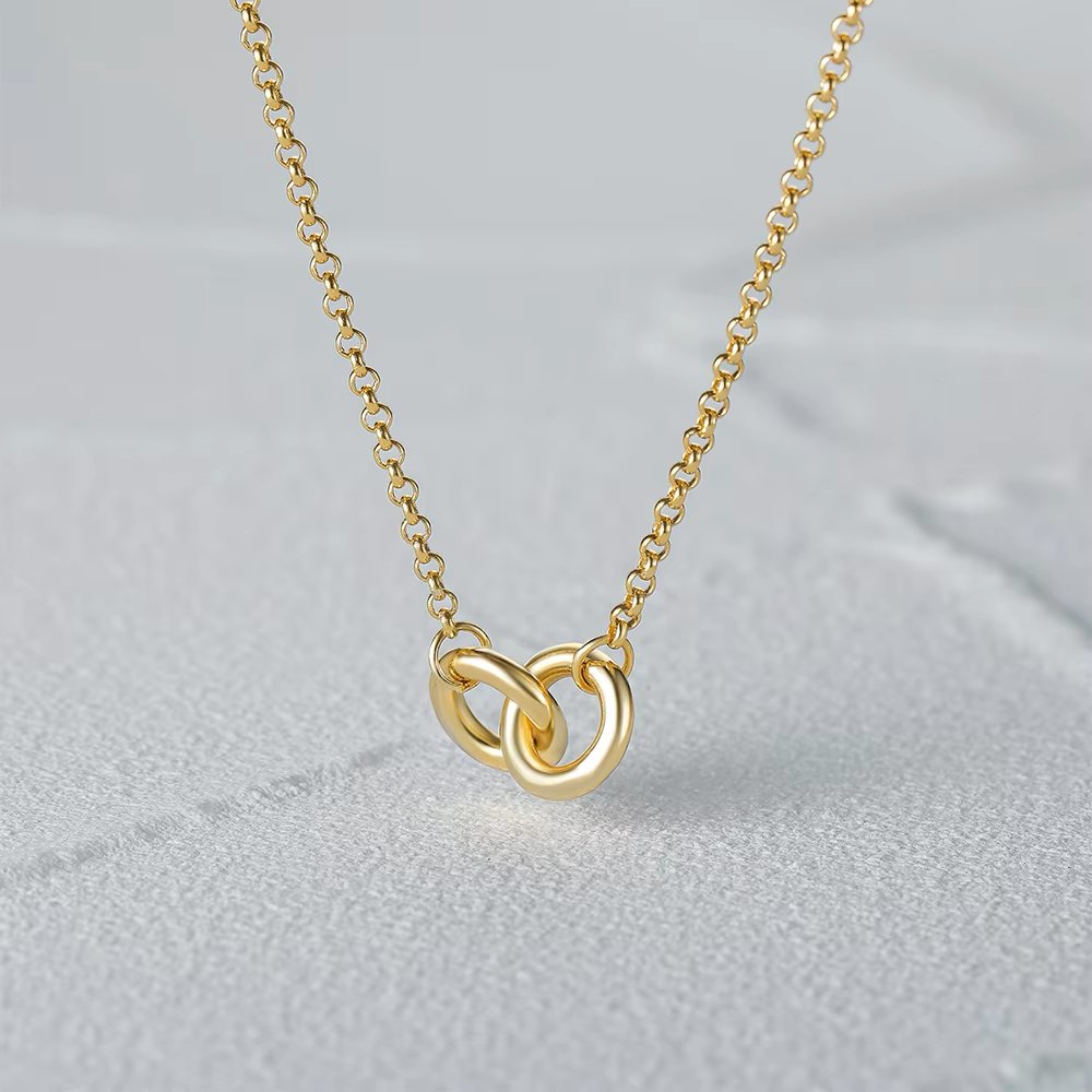 S925 Dainty Forever Linked Necklace