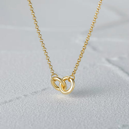 S925 Dainty Forever Linked Necklace