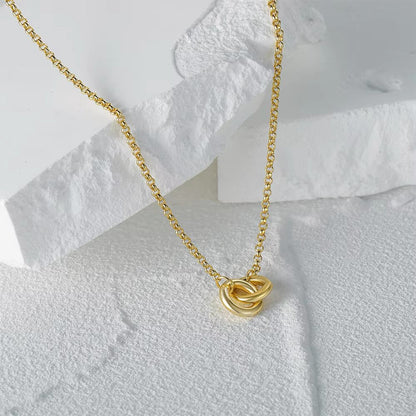 S925 Dainty Forever Linked Necklace