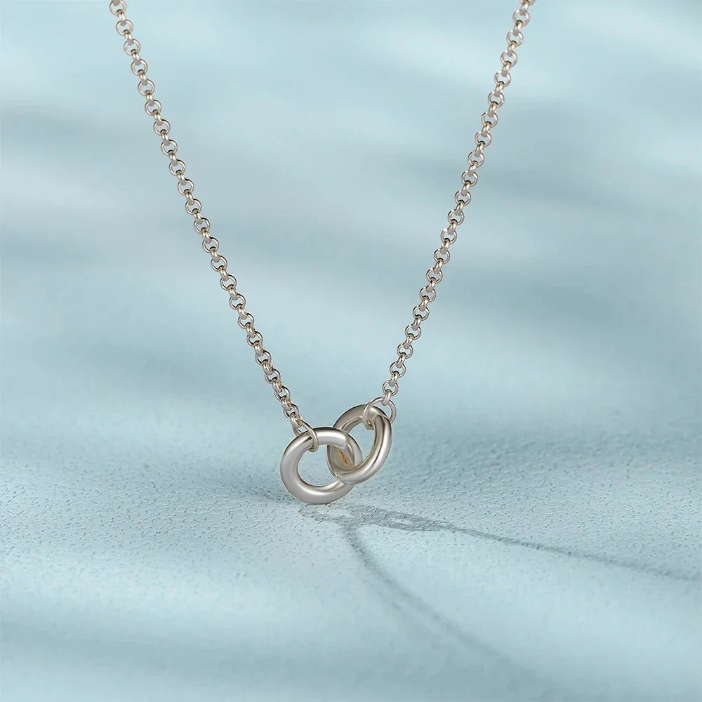 S925 Dainty Forever Linked Necklace