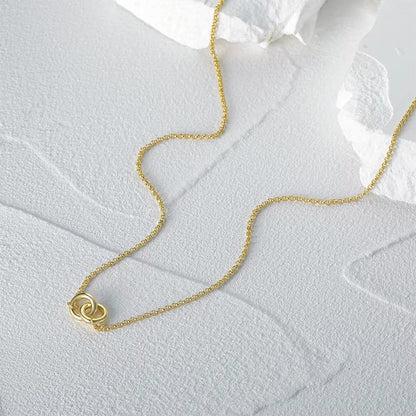 S925 Dainty Forever Linked Necklace