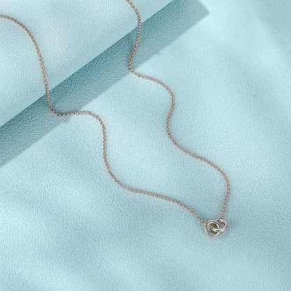 S925 Dainty Forever Linked Necklace
