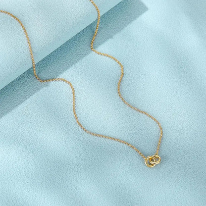 S925 Dainty Forever Linked Necklace