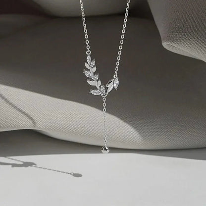 S925 Diamond Tree Botanical Necklace