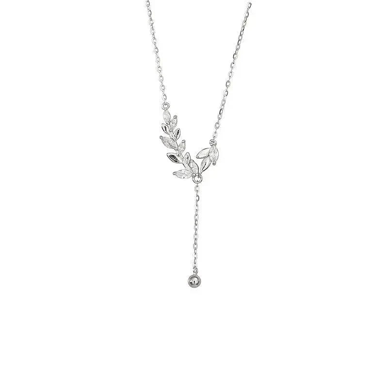 S925 Diamond Tree Botanical Necklace