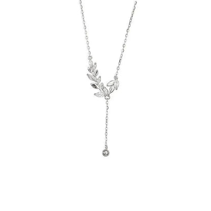 S925 Diamond Tree Botanical Necklace