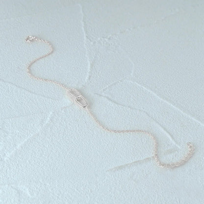 S925 Forever Linked Diamond Contrast Bracelet