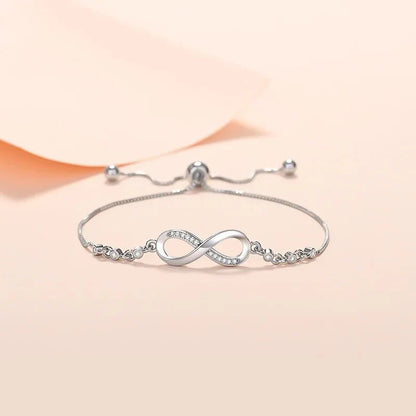 S925 Infinity Diamond Love Bracelet