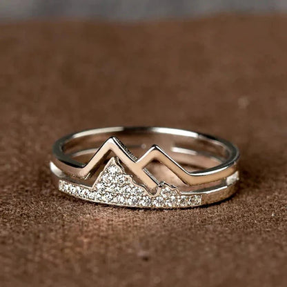 Sentimental Peaks and Valleys Ring