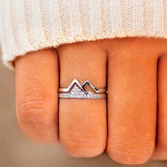 Sentimental Peaks and Valleys Ring
