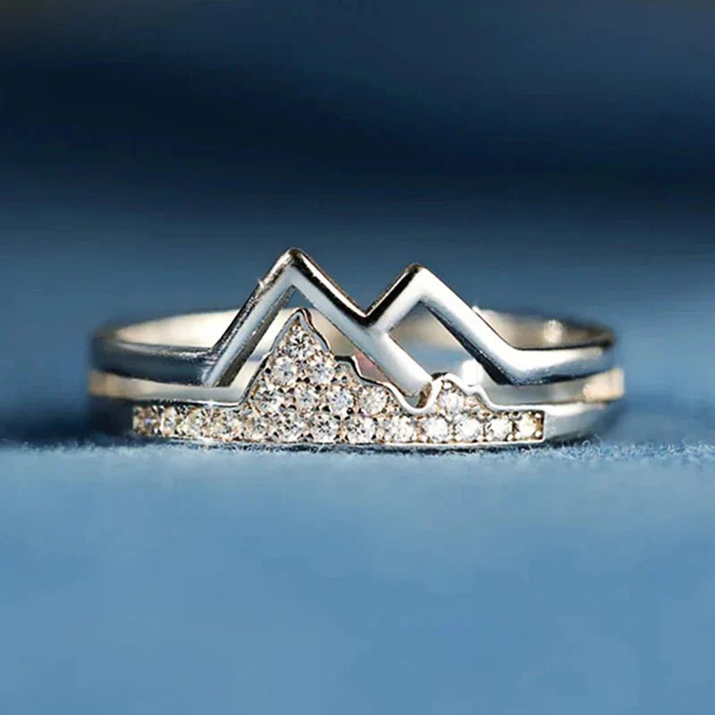 Sentimental Peaks and Valleys Ring
