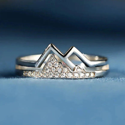 Sentimental Peaks and Valleys Ring