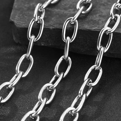 Simple Paperclip Necklace & Bracelet Set